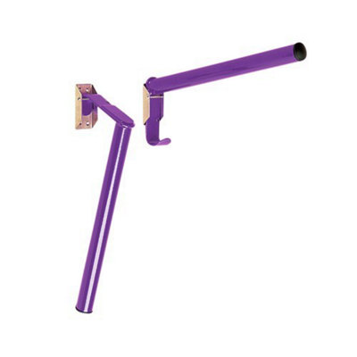 Stubbs Saddle Rack Folding Pole S18P Purple (One Size) from B&Q
