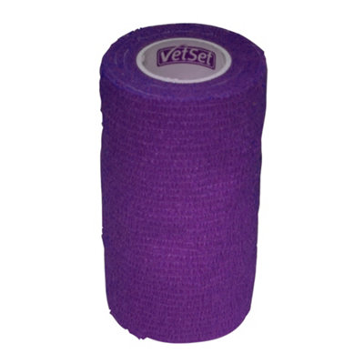Wraptec Cohesive Bandage Purple (100mm) from B&Q