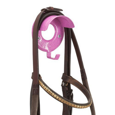 Stubbs Bridle Rack Single S20 Pink (One Size) from B&Q