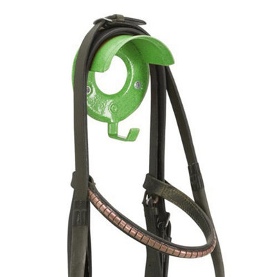 Stubbs Bridle Rack Single S20 Green (One Size) from B&Q