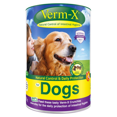 Verm-X Herbal Crunchies For Dogs Multicoloured (325G) from B&Q