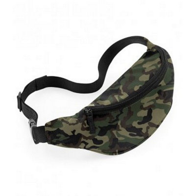  - Bagbase Adjustable Belt Bag (2.5 Litres) Jungle Camo (One Size)