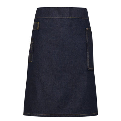 Premier Unisex Adults Division Wd Look Denim Waist Apron from B&Q