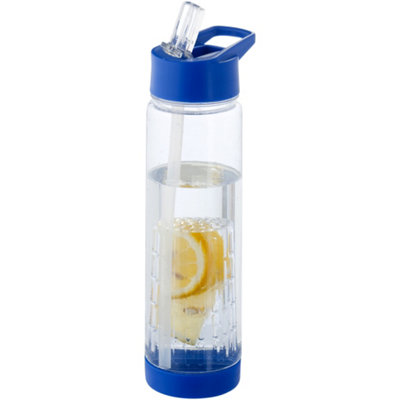  - Bullet Tutti Frutti Bottle With Infuser Transparent/blue (25.9 X 7.1 Cm)