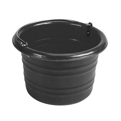 Stubbs Jumbo Water/feed Bucket With Handle Black (25 Litres) from B&Q