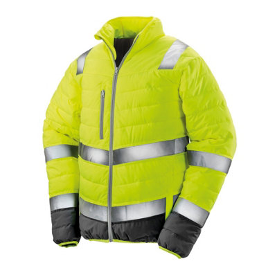 Result Safeguard Mens Soft Padded Safety Jacket from B&Q