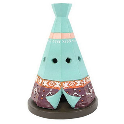 Boho Bandit Teepee Incense Cone Burner Blue (One Size) from B&Q
