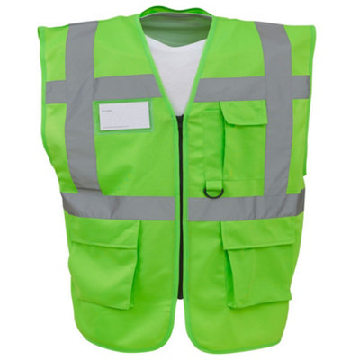 Yoko Hi-Vis Premium Executive/manager Waistcoat / Jacket from B&Q