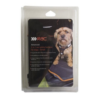 Rac Advanced Walking Harness Black (Small) from B&Q