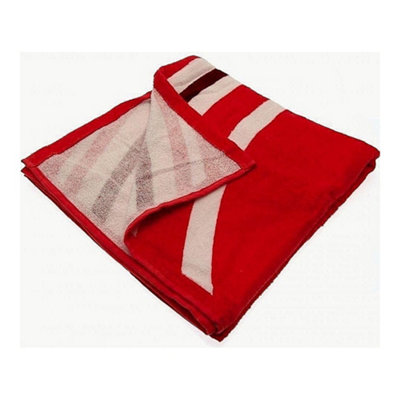  - Liverpool Fc Official Pulse Design Towel Red/white (One Size)