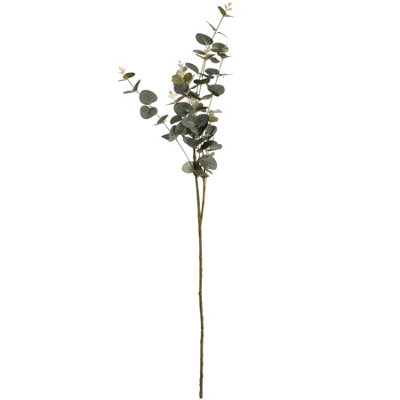 B&Q -  Artificial Cineraria Eucalyptus Spray Green (One Size)