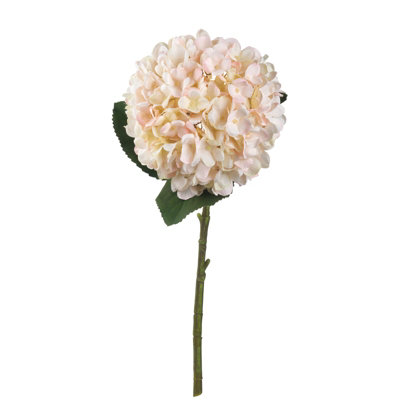 Hill Interiors Artificial Autumn Hydrangea - White - Image 7