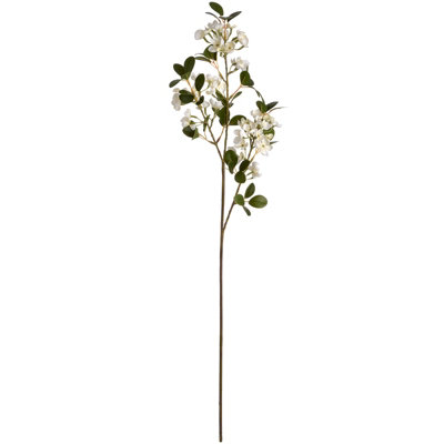 B&Q -  Artificial Spring Orange Flower White (One Size)