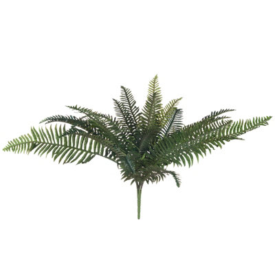 B&Q -  Artificial Fern Bunch Green (One Size)