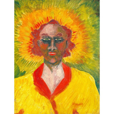 B&Q -  Unframed Wall Art Crowley The Sun12X16 Inch