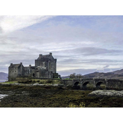 Artery8 Unframed Wall Art Eilean Donan Castle Kyle Scotland Wide12X16 Inch from B&Q