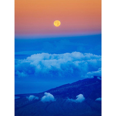 Artery8 Unframed Wall Art Repponen Haleakala Volcano Moon12X16 Inch from B&Q