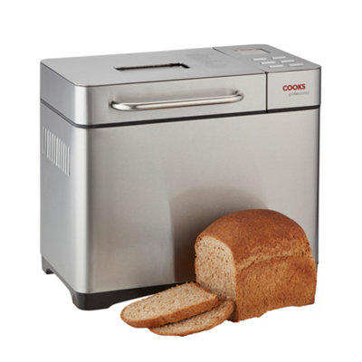 B&Q -  Digital Bread Maker Machine With Fruit & Seed Dispenser19 ProgrammesDelay & Keep Warm FunctionSilver