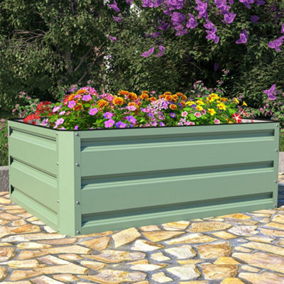 Groupon Unisex Light Metal Raised Garden Bed: 80Cm X 60Cm/One - Image 3