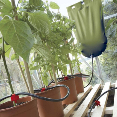 B&Q -  Mighty Dripper Greenhouse Plant Watering Irrigation System Gravity Fed Water Drip Kit (Twin Pack)