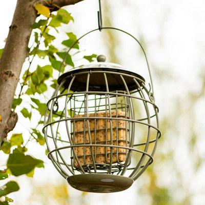 Garden Gear Happy Beaks Orbital Squirrel Proof Suet Feeder from B&Q