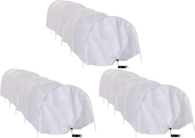 B&Q -  Fleece Greenhouse Tunnel X 3