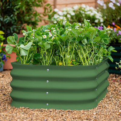 Garden Gear Metal Raised Bed (61X61X30Cm) X 2