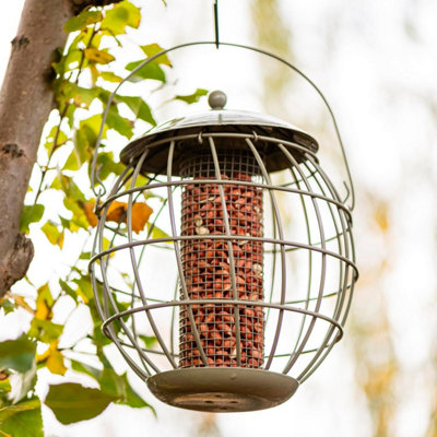 Garden Gear Happy Beaks Orbital Squirrel Proof Peanut Feeder X2 from B&Q