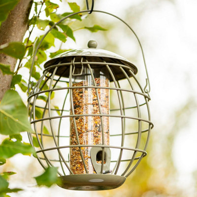 Garden Gear Happy Beaks Orbital Squirrel Proof Seed Feeder X2