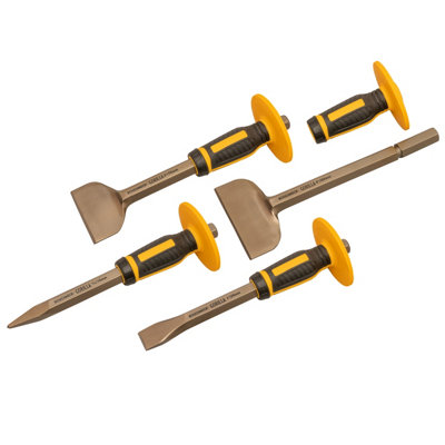 Roughneck Gorilla Bolster & Chisel Set, 4 Piece 31-934 - Image 5