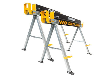 Roughneck Rou35572 Colt 575S Sawhorse Stand Twin Pack Rou35572
