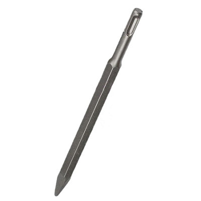 Dapetz  Sds+ Plus Moil Bull Point Chisel Drill Bit Pointed Chisel Rotary Hammer Compatible With Bosch Makita 250mm Long