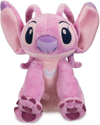 Disney Store Lilo And StitchAngel 17Cm Soft Plush Bean Bag