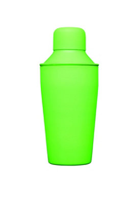 BarCraft Neon Green Mini Cocktail Shaker, Stainless Steel, 300ml - Image 4