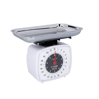 Taylor Mechanical Food Scale, Highly accurate Kitchen Scale, High Capacity Digital Food Scale up to 10kg, Gift Boxed, White - Image 4
