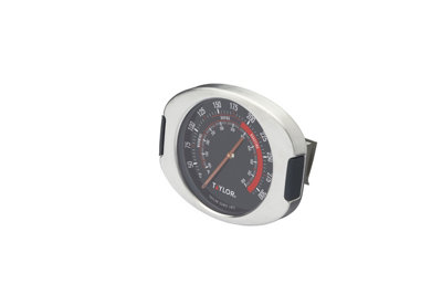 Taylor Black/Red/White Pro Stainless Steel Leave-In Oven Thermometer