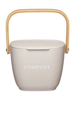 Natural Elements Eco-Friendly Bamboo Fibre Compost Bin from B&Q