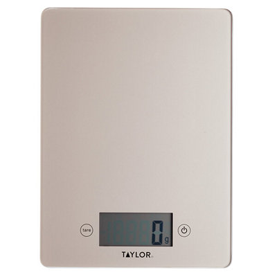 B&Q -  Copper Glass 5Kg Digital Kitchen Scale
