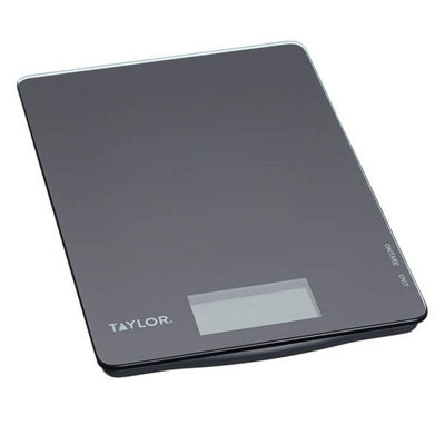 Taylor Pro Glass 5Kg Digital Dual Kitchen Scale Black