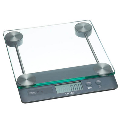 Taylor Pro Touchless Tare 14.4Kg Digital Dual Kitchen Scale from B&Q