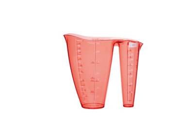 Colourworks Brights Red Dual Measuring Jug from B&Q