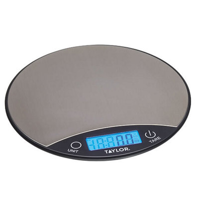 Taylor Pro Black/Silver & Digital Dual Kitchen Scale 5Kg