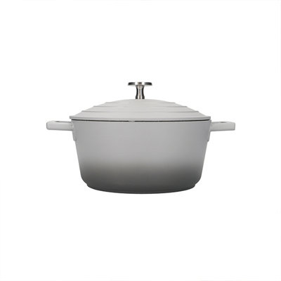 Masterclass Lightweight 2.5 Litre Casserole Dish With Lid - Ombre Grey - Grey - Image 15