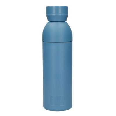 Built Planet Bottle500Ml Recycled Reusable Water Bottle With Leakproof LidBlue from B&Q