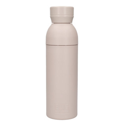 Built Pink Planet Bottle, Recycled Reusable Water Bottle With Leakproof Lid - Pale 500Ml