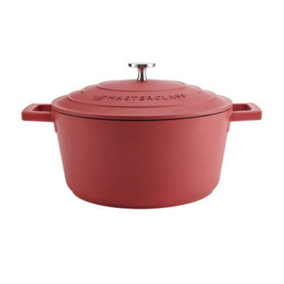 Masterclass Red Cast Aluminium Casserole Dish 4L