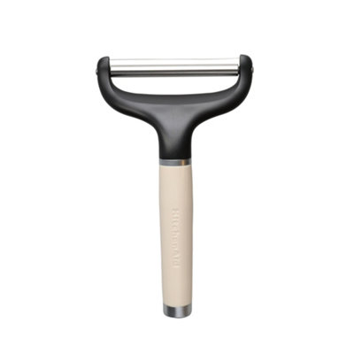 KitchenAid Stainless Steel Hard Cheese Cutter, Almond Cream - Image 6