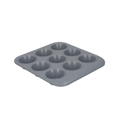 Mini Muffin Tin 9 Hole MasterClass Smart Ceramic Non Stick Oven Baking Tray Pan - Image 5