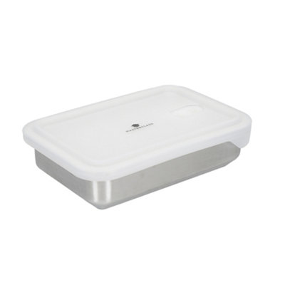 Masterclass All-In-One 1.3-Litre Stainless Steel Container With Lid, Microwave Safe