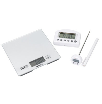 Taylor Silver Pro 3-Piece Kitchen Measuring Set In Gift Box - Image 4